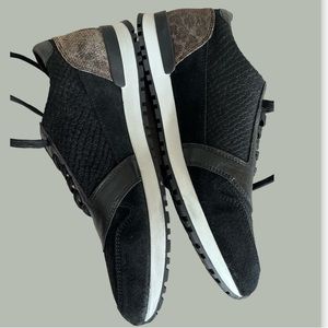 Umberto Raffini Janice Sneakers Black White - Leopard Glitter